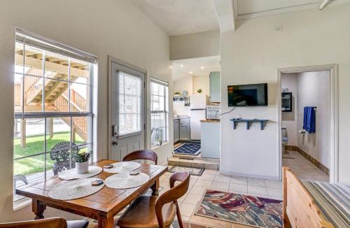 Dickinson Apartment | Waterfront Studio w/Dock, 8 Mi to Kemah Boardwalk