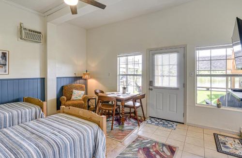 Dickinson Apartment | Waterfront Studio w/Dock, 8 Mi to Kemah Boardwalk