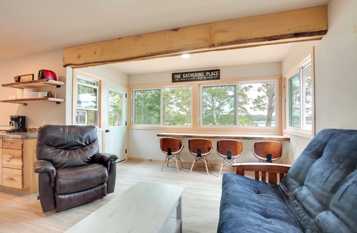 Harshaw Cabin | Waterfront Wisconsin Cabin: Private Dock, Fire Pit