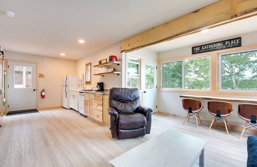 Harshaw Cabin | Waterfront Wisconsin Cabin: Private Dock, Fire Pit