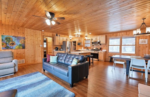Spooner House | Whispering Woods- Spacious 5 bedroom home with sandy frontage near Spooner, WI.