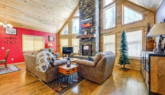 < 1 Mi to Brian Head Resort: Spacious Cabin!