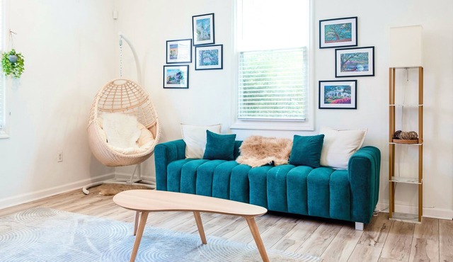 2BR Boho Chic Duplex・Near Tybee Island ・Savannah