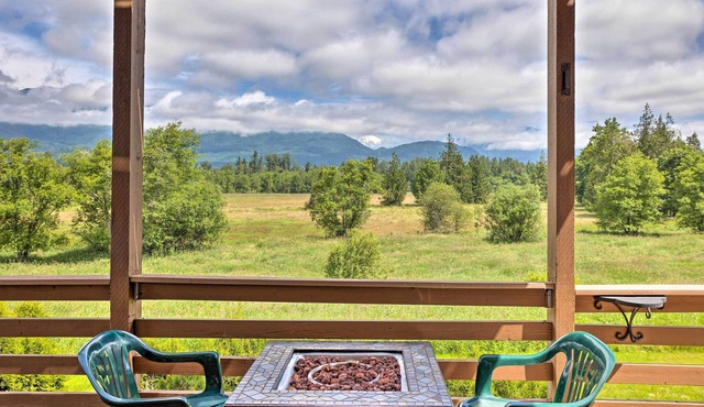51 Mi to Mt Rainier: Mtn-View Escape on 8 Acres!
