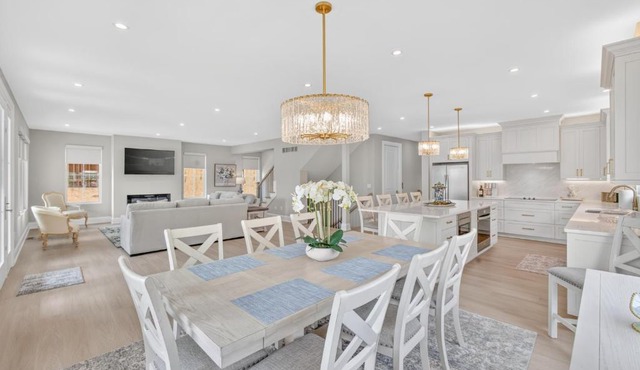 7BR Bay Harbor retreat with waterfront access, pool, hot tub & fireplace