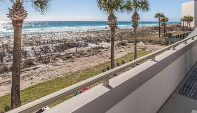 Actually, on the Beach condo. Private Beach so Zen