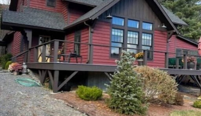 Adirondack tranquility with all the comforts of home