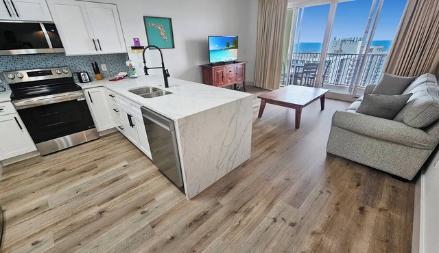 Ariel Dunes 2005 | Gulf Views from 20th Floor | Fully Renovated | Zero-Entry Pool