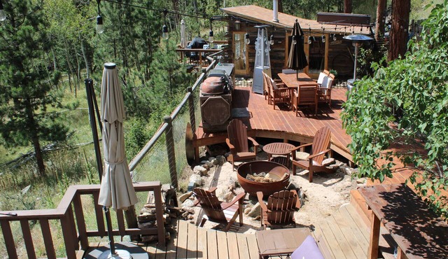 Authentic Miner's Cabin Outdoor Colorado Adventure in Bailey