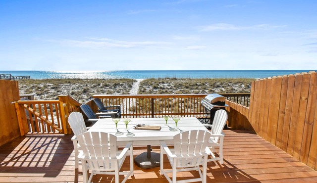 Beach Blessing-Gulf Front Home with 2 King Suites