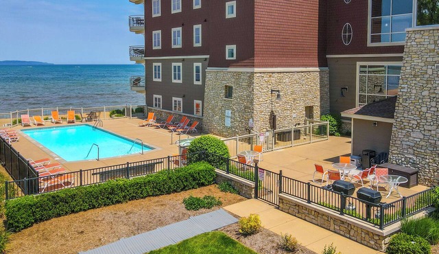 Beachfront Traverse City Resort Condo w/Pool