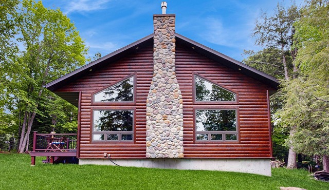 Beacon Point | Lakeside cabin in Presque Isle with a firepit and water access