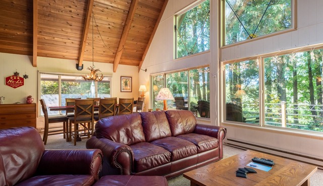 Beautiful large cabin surrounded by trees!