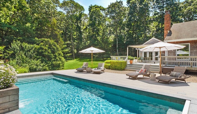 Beautiful, new design with tons of natural light, heated pool, and great.