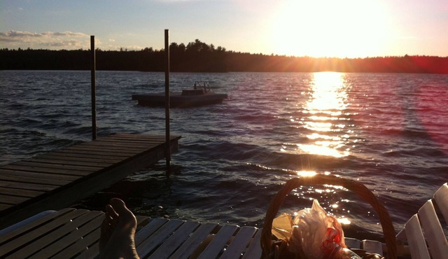 Beautiful one level home on crystal-clear lake for year-round fun. Sleeps 10
