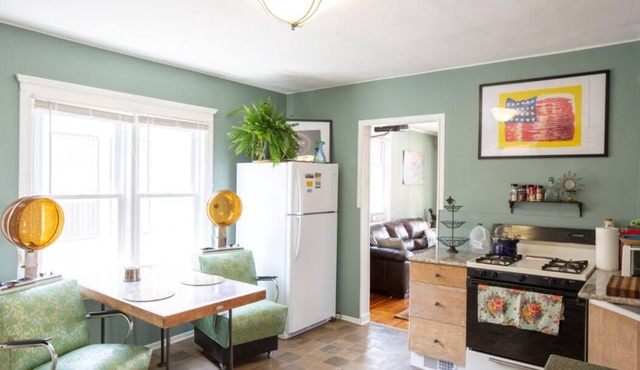Beautifully designed warm and cozy Detroit artist hideaway!