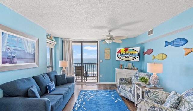 Beautifully decorated oceanfront condo + Free Attraction Tickets!