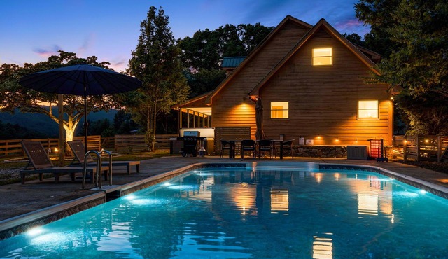 Bobwhite Hill by CM | Large Home w/Pool, Sports Court, & Mountain Views in Leicester