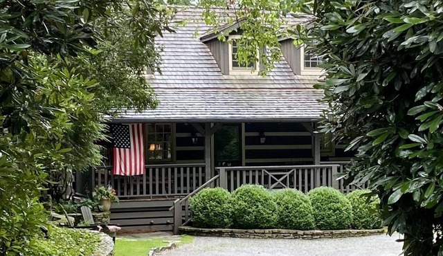 Charming and Unique Log Cabin with Beautiful Garden Setting