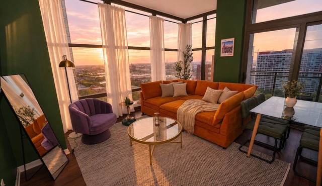 Chicago Skyline 2BR - 6 Min to Millennium Park