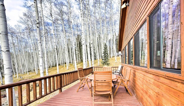 Cimarron Cabin: Wraparound Deck & Mountain Views!
