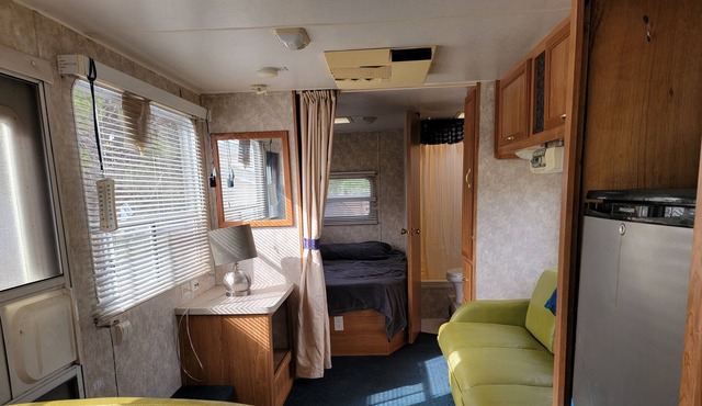 Come and experience camping at 6.300 feet and stay in our RV!
