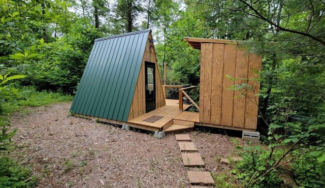 Cool A-Frame on Creek in Purlear, North Carolina