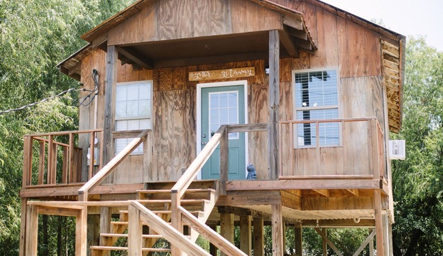 Cozy cabin stay in the Louisiana swamp