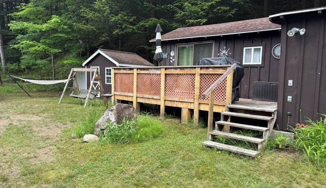 Cozy, Pet friendly 1-bedroom cabin, on the serene Bouquet river.