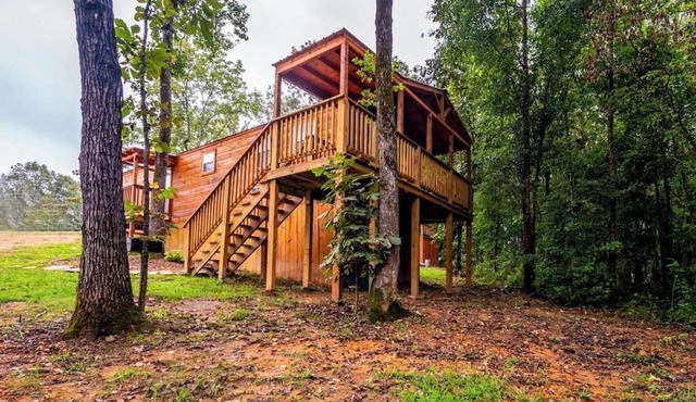 Cypress: Sleep 4, Tiny Cabin, Pets, Near Park/Lake