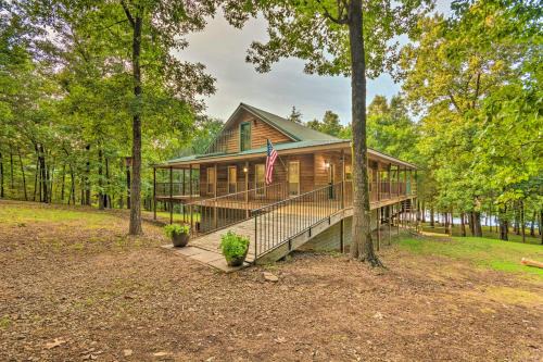 Deck + Fire Pit: Lakefront Hideaway in Scranton!