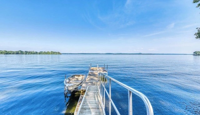 Dog-Friendly Lakefront Home with WiFi, Private Dock & Firepit