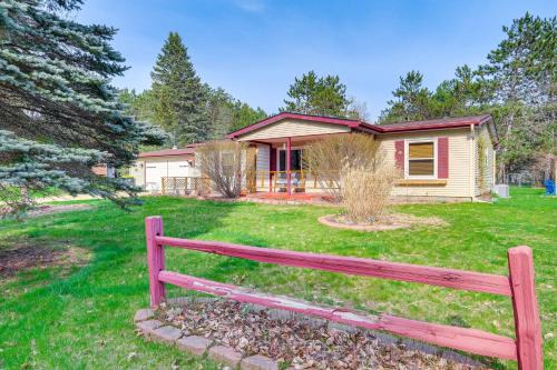 Dog-Friendly Michigan Home w/Deck & Fire Pit!