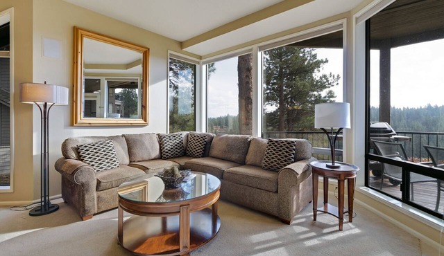 Enjoy Deschutes River Views from Beautiful 2-Bedroom Mt. Bachelor Village Condo