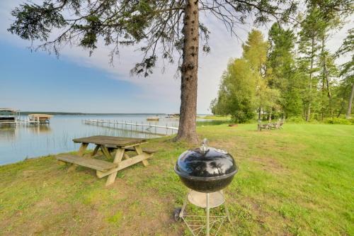 Fall Hikes & Fire Pit at Mullett Lake Cabin in Indian River