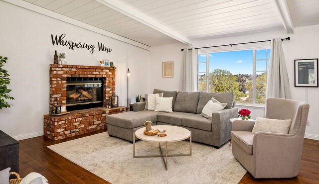 Fire Pit + Deck + Private Acreage | Paso Robles Wine Country | Whispering Wine