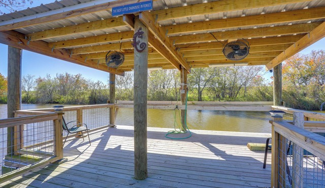 Fishing Dock! 'Oarhouse South' Near Venice Marinas