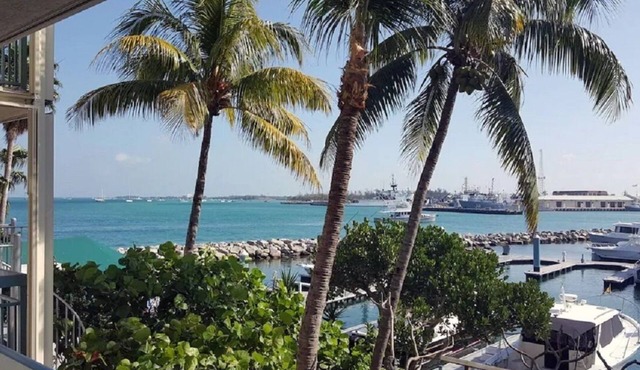 Galleon Resort - Balcony Overlooking Marina w/ Stair to Boardwalk, Sleeps 6