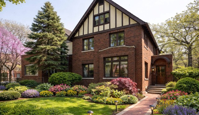 Gorgeous historic mansion on UChicago campus. Renovation with original detail.