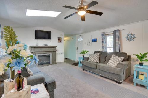 Houghton Lake Area Home w/Fire Pit & Yard!