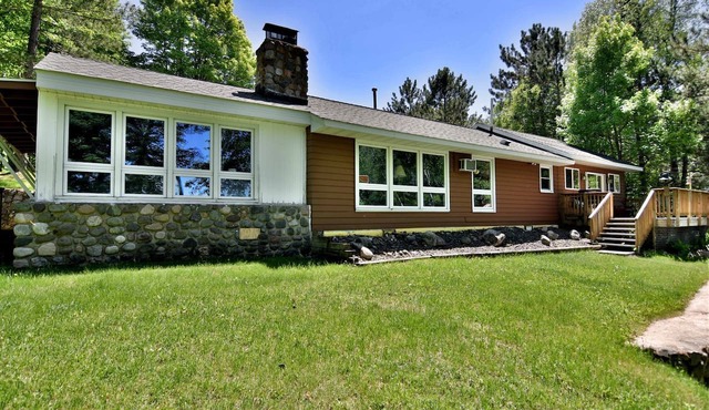 Idyllic Pet-Friendly Waterfront Cabin with Private Boat Dock on Teale Lake in Hayward, Wisconsin
