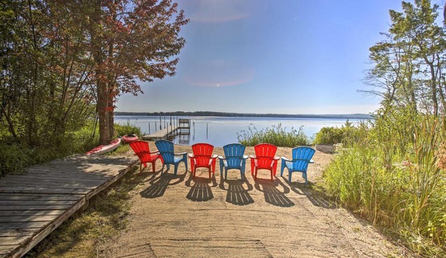 Interlochen Home on Green Lake w/Dock & Beach!