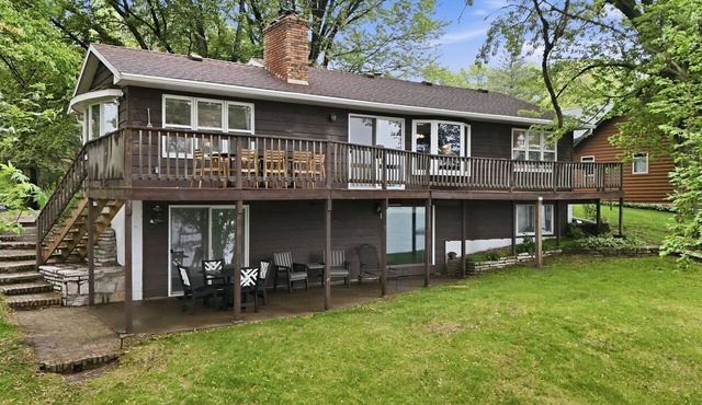 Lake Alexander Fall Cabin: Fire Pit, Muskie Fishing, Pickleball & Gorgeous Views in Cushing