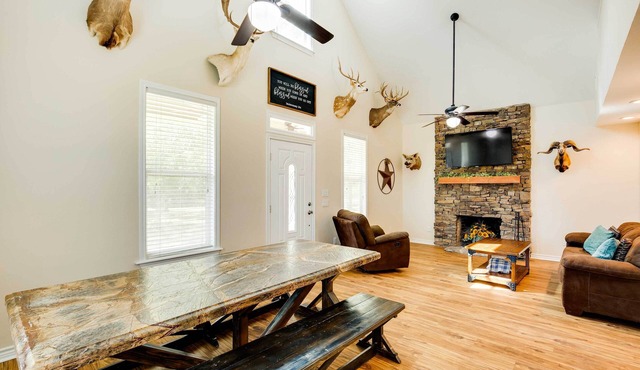 Lake Fork Vacation Rental with Fire Pit!