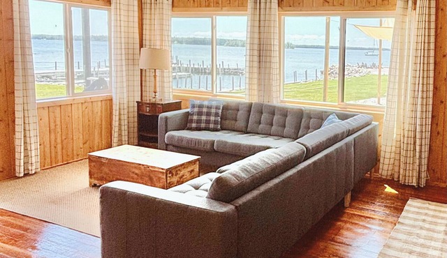 Lakefront Cabin in Hessel (Cabin #1)
