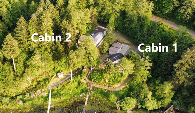 Lakefront Cabins - Private paradise (2 homes)
