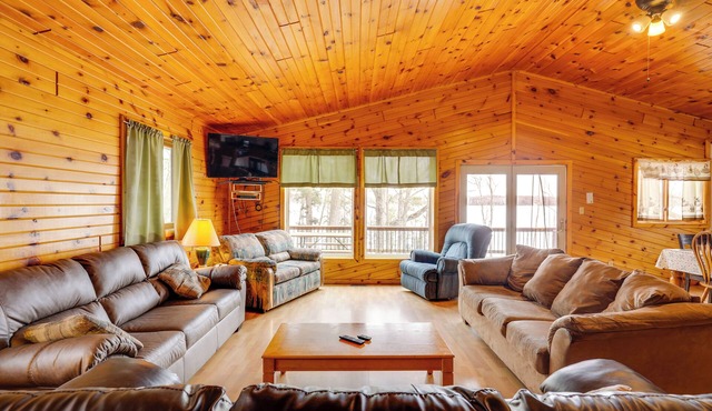 Lakefront Duplex in Northwoods: Angler’s Haven!