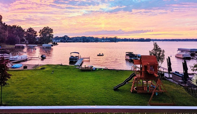 Lakefront Getaway with Sunset Views AND Hot Tub!