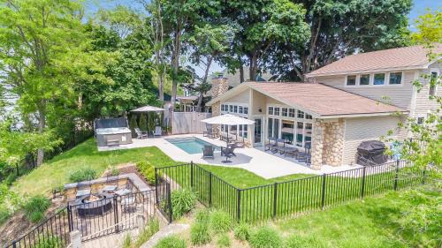 Lakefront Home - Pool, Hot Tub, Firepit & Private Beach!