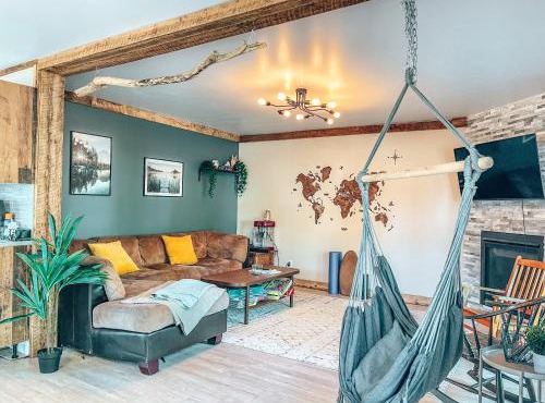 Logement Mandala tout équipé in Saint Mathieu Du Parc